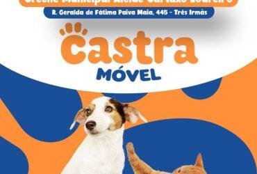 Castração Gratuita no bairro das Três Irmãs - Castromóvel